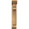 Ekena Millwork Olympic Slat Smooth Bracket w/ Offset Brace, Western Red Cedar, 5 1/2"W x 20"D x 32"H BKT0604X20X32OLY06SWR - alternate 3